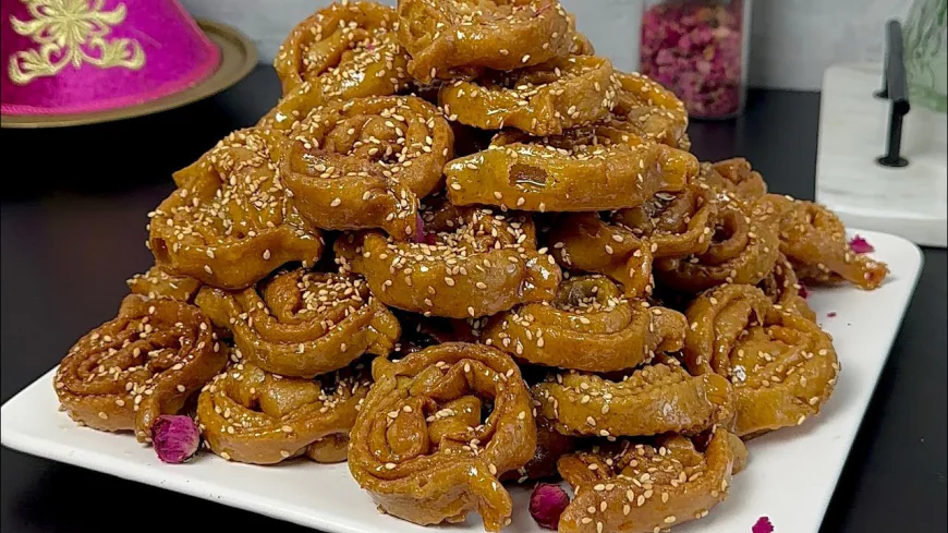 Delicious Chebakia Sesame Seeds Recipe