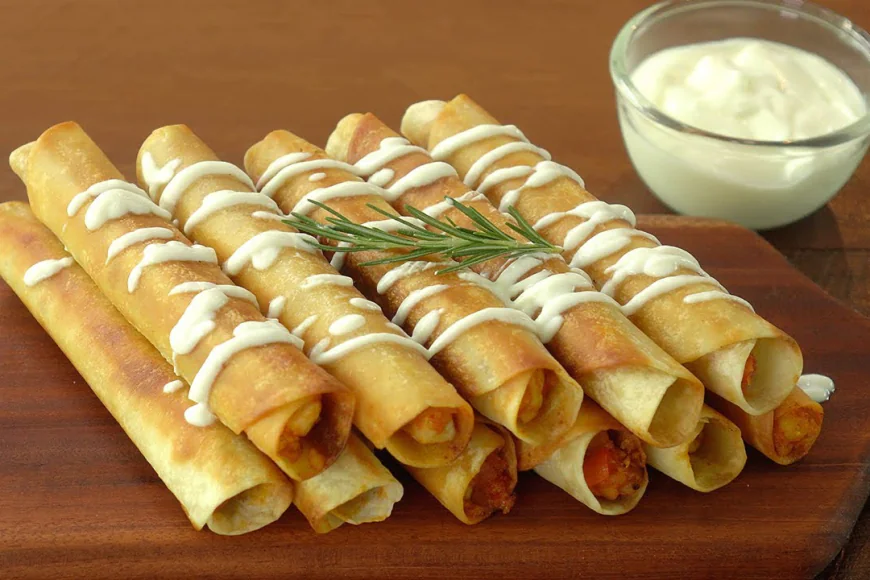 Crispy Spiced Tortilla Rolls Reciper