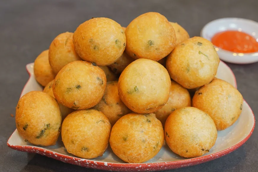 Crispy Potato Bread Balls Recipe