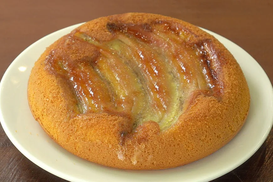 Caramelized Banana Skillet Cake Recipe