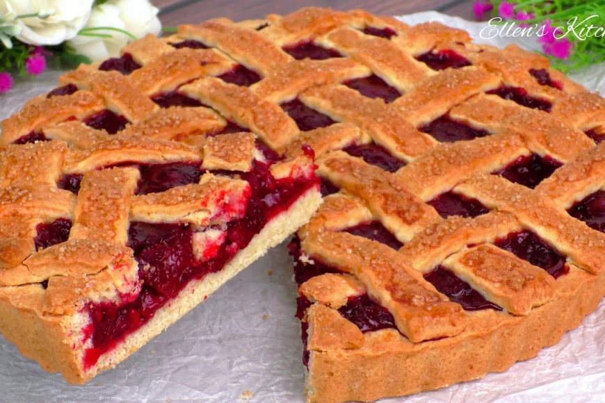 Yummy Cherry Lattice Pie Recipe