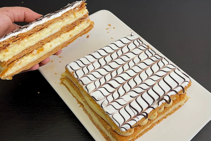 Homemade Napoleon pastry Recipe