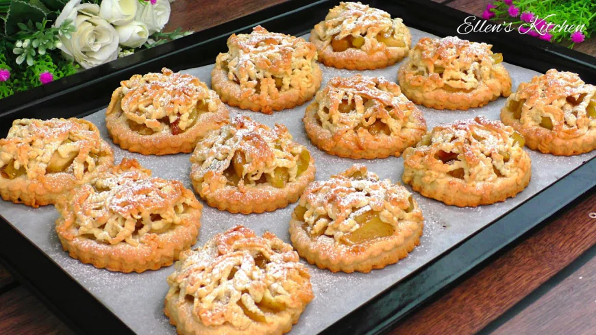 Apple Crumble Biscuits Recipe