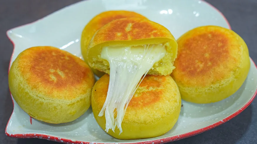 Cheesy Sweet Potato Cakes Recipe