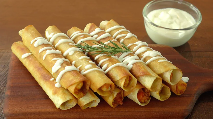 Crispy Spiced Tortilla Rolls Reciper