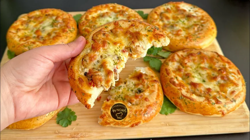 Mini Chicken and Cheese Flatbread Recipe