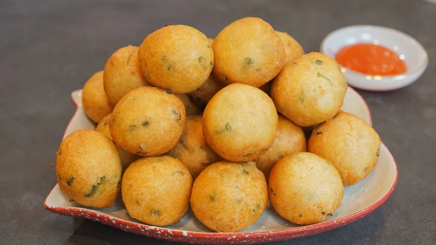 Crispy Potato Bread Balls Recipe