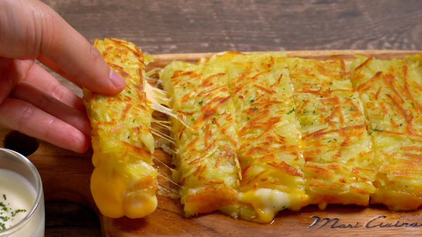 Homemade Cheesy Sweet Potato Pancake Recipe