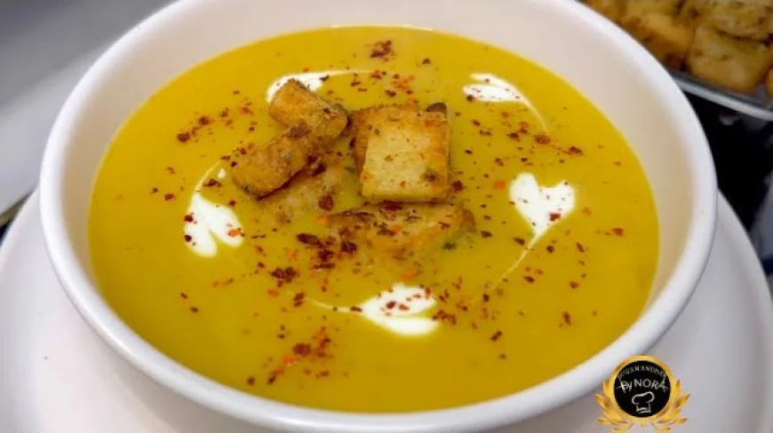 Creamy Butternut Squash & Leek Soup