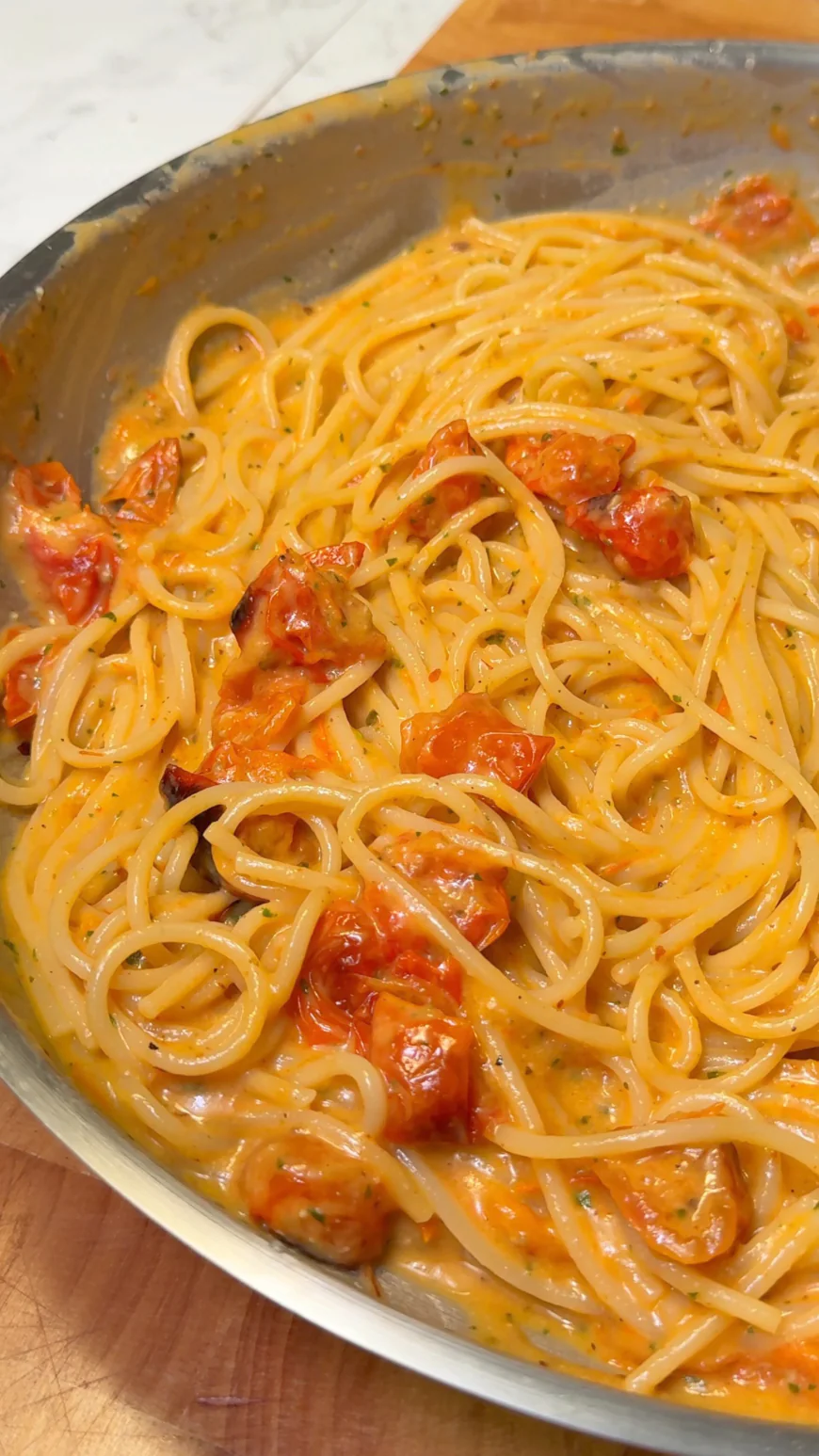 Creamy Vegan Roasted Tomato Pasta