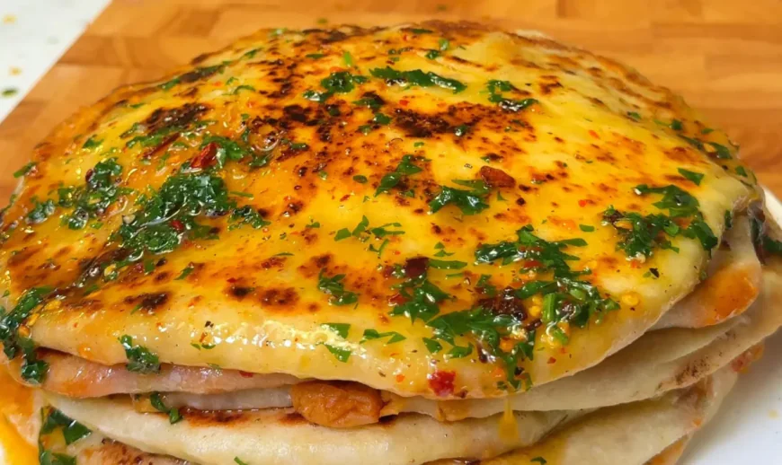 Spiced Potato-Stuffed Flatbread (Aloo Paratha Inspired)