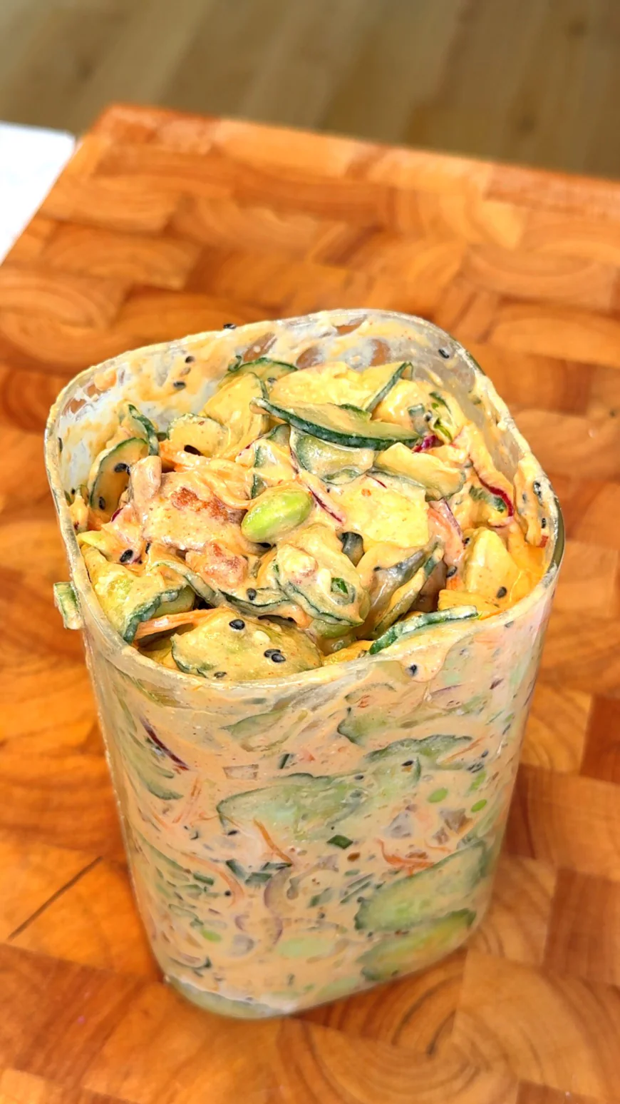 Layered Vegan Sushi Jar Salad