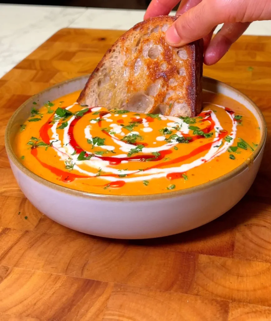 Creamy Roasted Butternut Squash Soup with Coconut Milk